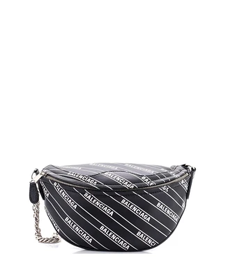 Pre-Owned Balenciaga Xxs Souvenir Belt Bag Printed Leather