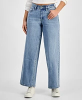 Dkny Jeans Petite Houston High-Rise Wide-Leg