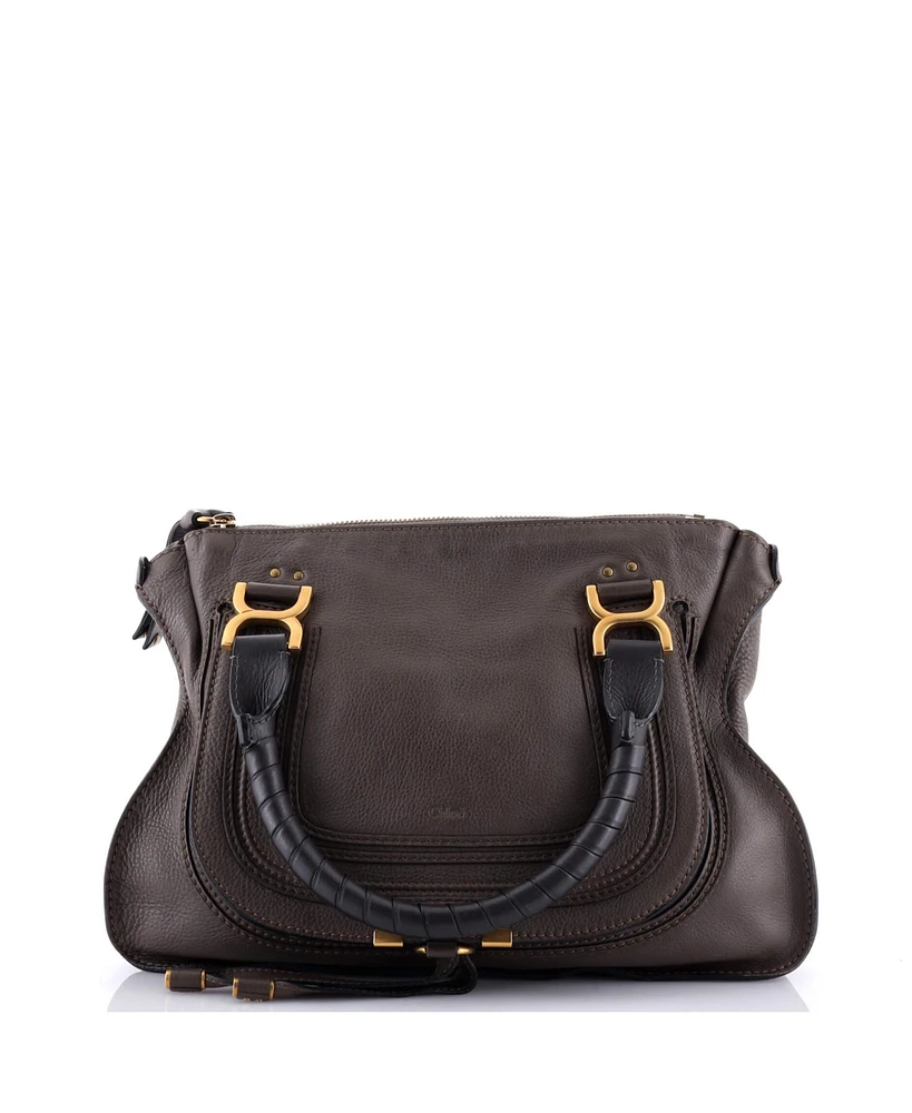 Pre-Owned Chloe Medium Marcie Shoulder Bag Leather