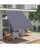 No-Screw Outdoor Sun Shade with Uv Blocking Fabric for Outdoor Spaces