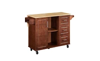 Kitchen Island Cart with Storage – Mobile Cooking and Prep Space on Wheels