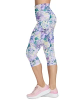 Skechers Women's Go Walk Seascape Floral Capri Leggings