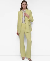 Dkny Women's Notch-Collar One-Button Long-Sleeve Jacket