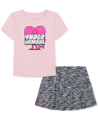 Under Armour Toddler and Little Girls Twist Skort Set