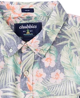 Chubbies Men's The Resort Wear Short Sleeve Floral Print Button-Down Shirt