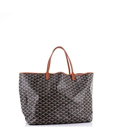 Pre-Owned Goyard Gm Saint Louis Tote Printed Coated Canvas