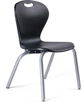 School Student Stack Chair - Ergonomic Molded Seat Shell with Robust Riveted Frame - for Classrooms in Home Learning of Office