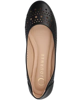 Journee Collection Women's Kamrah Perforated Ballet Flats