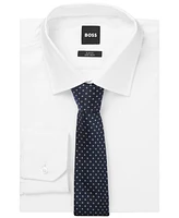 Boss by Hugo Men's Jacquard Pattern Silk Blend Tie