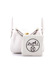Pre-Owned HERMES Mini Lindy Bag Verso Swift