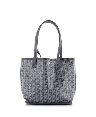 Pre-Owned Goyard Mini Anjou Reversible Tote Coated Canvas
