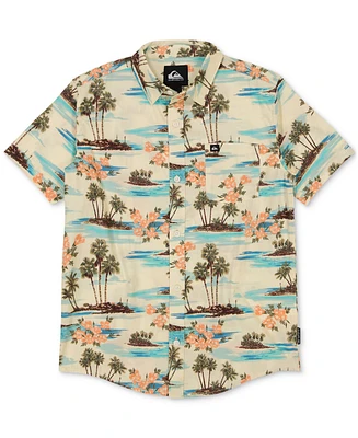 Quiksilver Big Boys Scenic Classic Woven Cotton Shirt