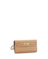 Pre-Owned HERMES Kelly To Go Wallet Verso Epsom