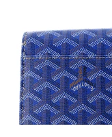 Pre-Owned Goyard Mm Monte Carlo Clutch Coated Canvas