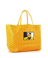 Pre-Owned Goyard Gm Saint Louis Tote Printed Coated Canvas