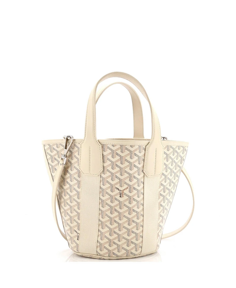 Pre-Owned Goyard Pm Belharra Tote Coated Canvas