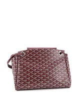 Pre-Owned Goyard Pm Rouette Bag Coated Canvas