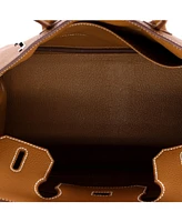 Pre-Owned HERMES Birkin 30 Handbag Brown Togo with Palladium Hardware