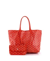 Pre-Owned Goyard Pm Saint Louis Tote Coated Canvas