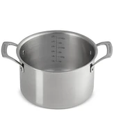 Le Creuset Essential Stainless Steel Deep Round Stockpot with Lid, 4 Qt.