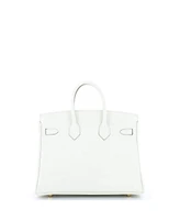 Pre-Owned HERMES Birkin Handbag Light Togo with Gold Hardware