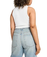 Puma Women's Wardrobe Essential Ribbed Cropped Top
