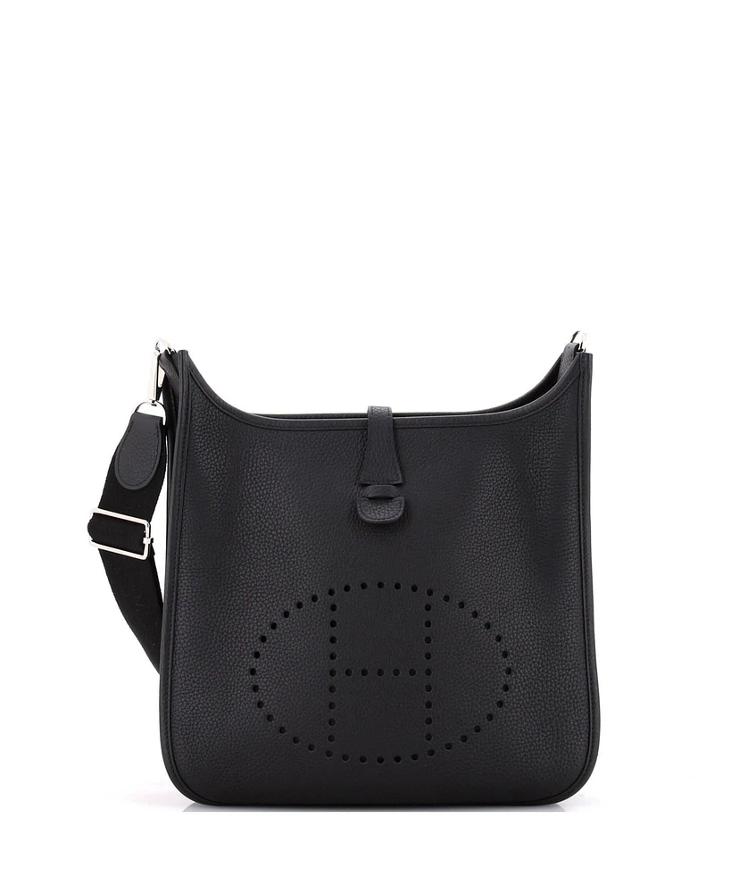 Pre-Owned HERMES Pm Evelyne Bag Gen Iii Clemence