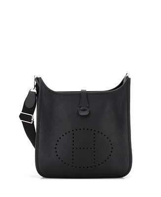 Pre-Owned HERMES Pm Evelyne Bag Gen Iii Clemence