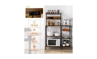 Kitchen Sideboard- Stylish Storage Cabinet for Dining Room or Kitchen with Shelves and Drawers