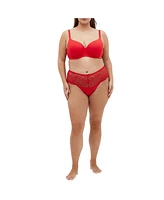 Plus Size Caitlin Lace Cheeky Panty