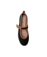 Marjorie | Mary Jane Espadrille Flats