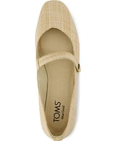 Toms Women's Bianca Mary Jane Slip-On Flats