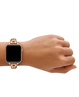 Kate Spade New York Women's Rose Gold-Tone Stainless Steel Band for Apple Watch, 38/40/41/42/44/45mm