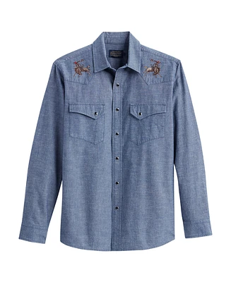 Pendleton Men's Long Sleeve Chambray Gambler Shirt