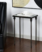 StyleCraft Home Collection 11" Iron Austin Allen James Petite Frame Contemporary Side Table