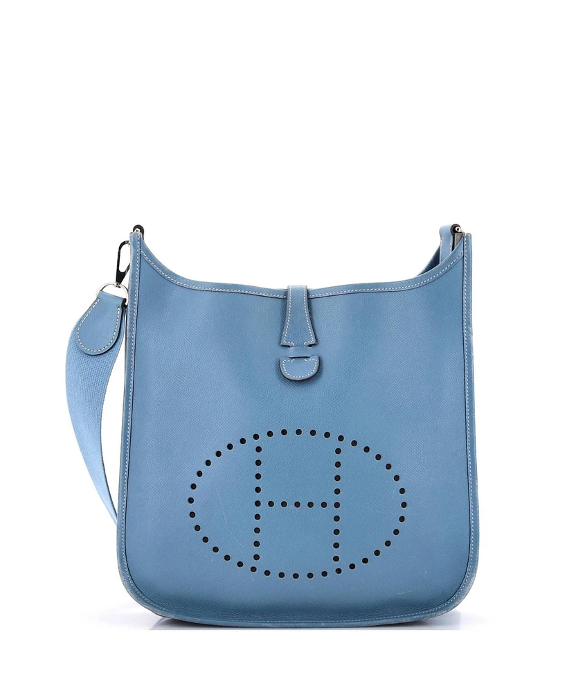 Pre-Owned HERMES Pm Evelyne Bag Gen Ii Epsom