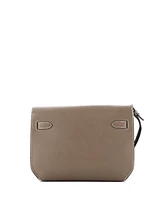 Pre-Owned HERMES 25 Kelly Depeches Pouch Epsom