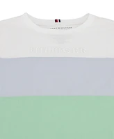 Tommy Hilfiger Big Boys Horizontal Pieced Short Sleeve T-Shirt