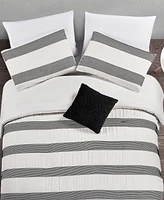 Rachel Roy Chenille Stripe -Pc. Comforter Set