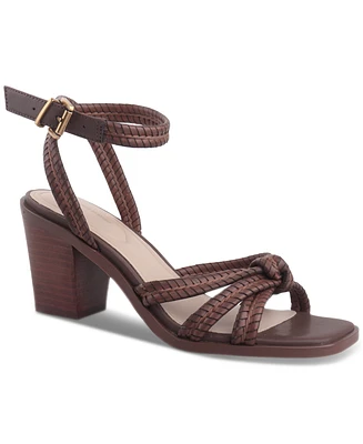 Giani Bernini Women's Renaee Block Heel Woven Strappy Dress Sandals, Created for Macy's