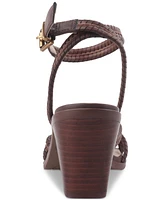 Giani Bernini Women's Renaee Block Heel Woven Strappy Dress Sandals, Created for Macy's