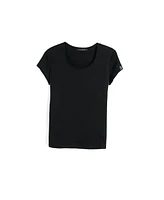 Bellemere Ultra Thin Low Crew Neck Cotton T-shirt