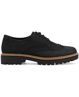 Journee Collection Women's Claudiya Oxford Lug Sole Loafers