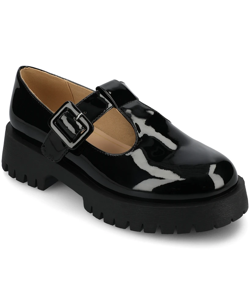 Journee Collection Women's Suvi T-Strap Mary Jane Flats