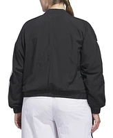 adidas Plus Woven Logo Windbreaker Bomber Jacket