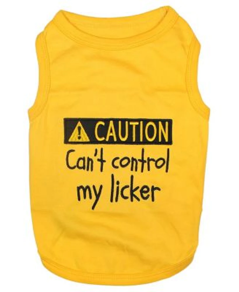 Parisian Pet I Cant Control My Licker Dog T Shirt