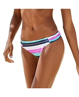 Lascana Women's Print Classic Bikini Swimsuit Bottom