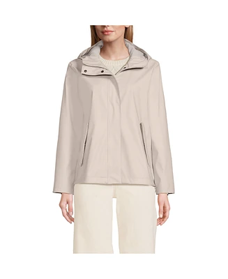 Lands' End Women's Petite Squall Waterproof Rain Slicker Jacket