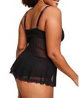 Eleanor Women's Plus-Size Bodysuit Lingerie