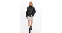 Furniq Uk Women's Genuine Leather Jacket